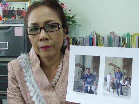 แม่ของ ศิวรักษ์  ชุติพงษ์ วิศวกรชาวไทยที่ถูกกัมพูชาจับ
