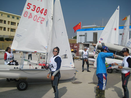 นักกีฬาเรือใบ เอเชียนส์เกมส์ 2010