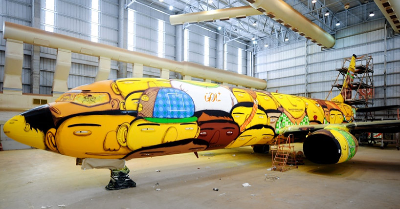  บราซิลเผยโฉมเครื่องบินพ่นกราฟิตี้สุดเท่ ต้อนรับบอลโลก