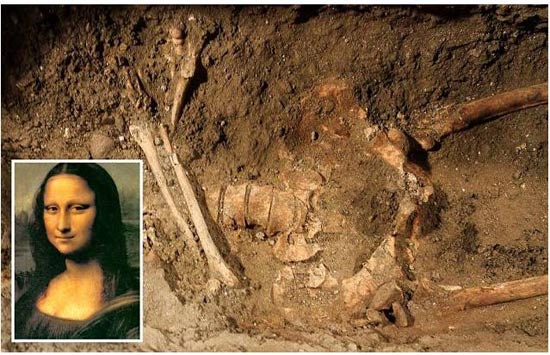 ฮือฮา! นักโบราณคดีอ้างขุดพบโครงกระดูกโมนาลิซา