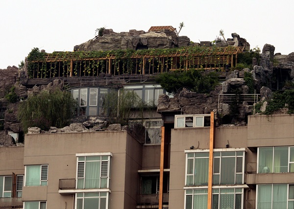 ชายจีนสร้างภูเขาบนอพาร์ทเม้นท์