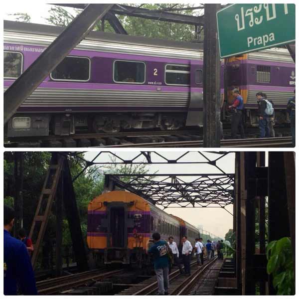 รถไฟตกรางใกล้สถานีบางซื่อ