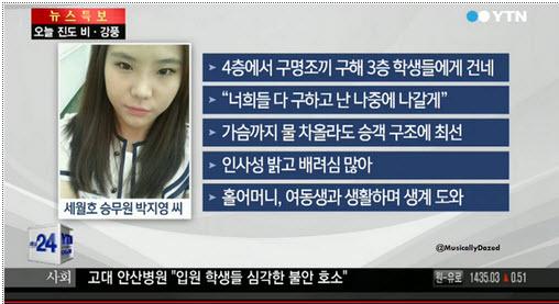 อาลัย 2 นักเรียนฮีโร่ สละชีวิตช่วยเหลือเพื่อน ๆ เหตุเรือล่มเกาหลี