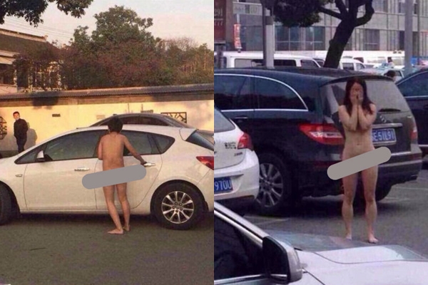 หญิงโพสต์รูปสามีกับชู้ยืนโป๊ในลานจอดรถหลังเพิ่งมีเซ็กส์ ประจานว่อนเน็ต