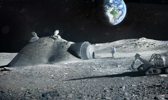 ยุโรปผุดแผนส่งหุ่นยนต์ สร้างโดมที่พัก บนดวงจันทร์