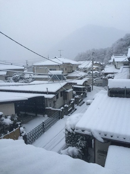 เกาะใต้ของญี่ปุ่นหิมะตกครั้งแรกในรอบ 115 ปี