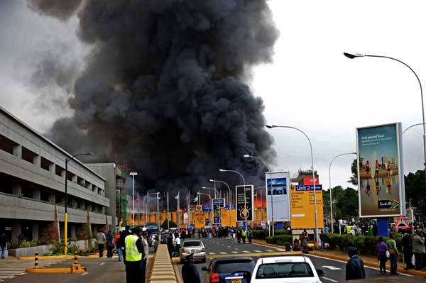 สนามบินในเคนยาเปิดให้บริการแล้ว หลังถูกไฟไหม้หนัก