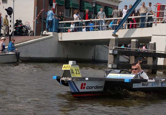 งานแข่งเรือพลังงานแสงอาทิตย์ ที่เนเธอร์แลนด์
