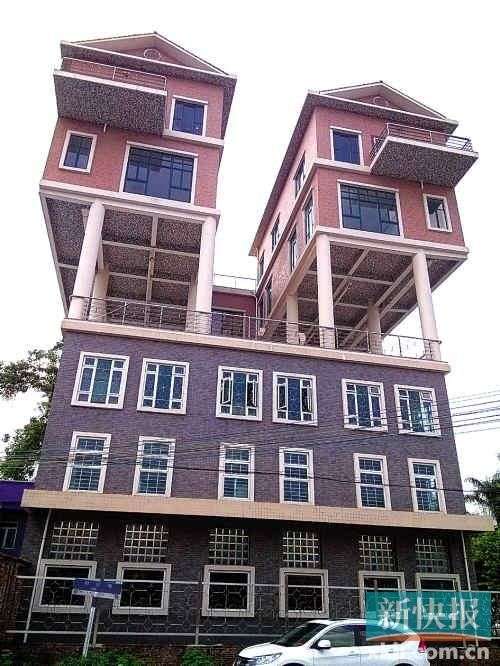 นักธุรกิจฮ่องกงสร้างบ้านใต้ถุนสูงบนโรงงาน ถูกทางการสั่งรื้อ