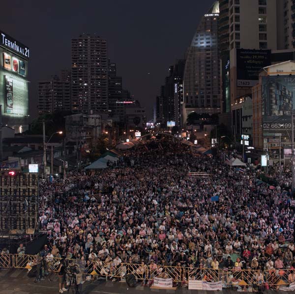 ประมวลภาพชัตดาวน์กรุงเทพฯ คนร่วมม็อบ กปปส. bangkok shutdown 