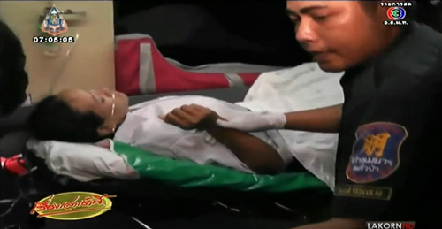 หญิงชาวพม่า วัย 35 ปี คลอดลูกบนรถฉุกเฉิน