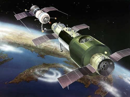 7 สถานีอวกาศจากทั่วมุมโลกทั้งในอดีตและปัจจุบัน