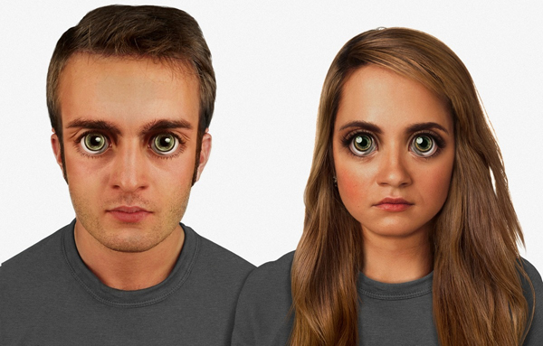 เผยภาพจำลองใบหน้ามนุษย์แสนปีข้างหน้า ศีรษะ-ดวงตาใหญ่ขึ้น