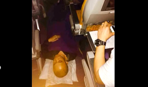 ผู้โดยสารจีนทะเลาะบนเครื่องบิน การบินไทย