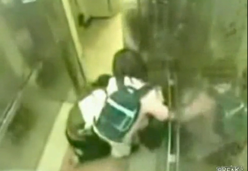 คลิป เด็กผู้หญิงยูโดสายดำ กระทืบคนร้ายในลิฟต์จนหมอบ