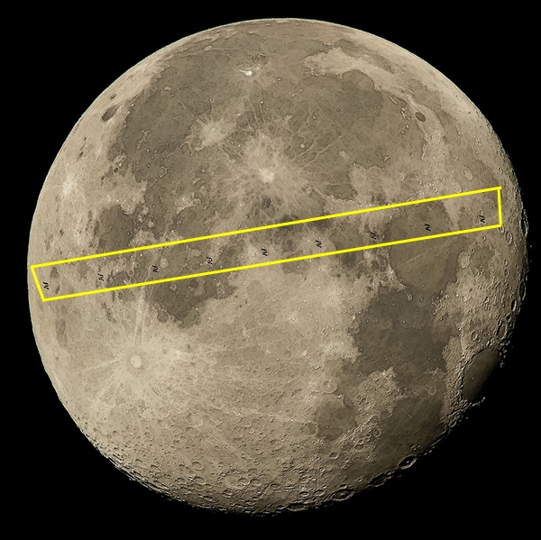 จับภาพ ISS ลอยผ่านดวงจันทร์