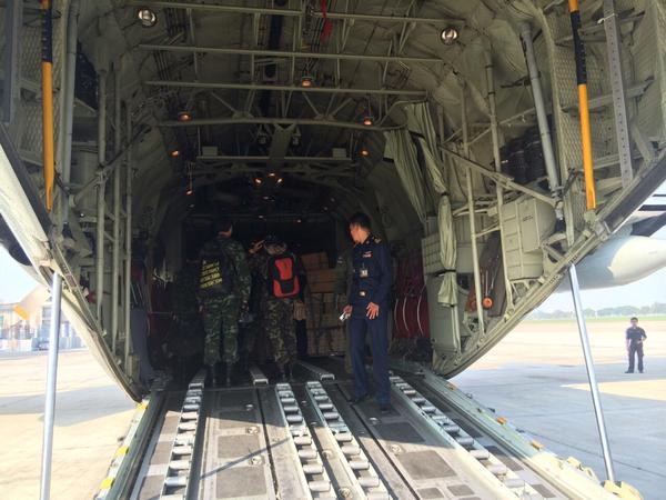 ทหารไทยไปเนปาล ชุดแรก บิน C130 พร้อมทีมแพทย์ฉุกเฉิน