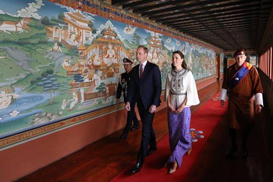 เจ้าชายวิลเลียม-เจ้าหญิงเคท เสด็จเยือนภูฏาน เข้าเฝ้าพระราชาธิบดีจิกมี
