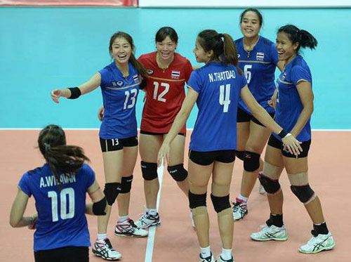 วอลเลย์บอลหญิงไทย พบ จีน รอบรองชนะเลิศ เอเชียนเกมส์ 2014