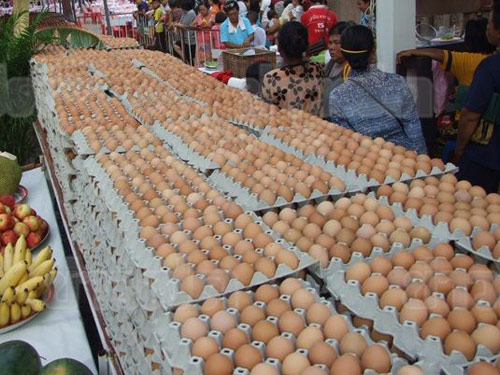 นักธุรกิจอุดรธานี แจกไข่ 2 แสนฟอง หลังถูกหวย 20 ล้าน 