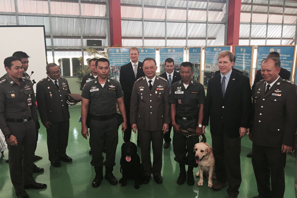 สหรัฐฯ ยันยังช่วยไทย ส่งสุนัขตำรวจ-ครูฝึก สร้างศูนย์อบรมต้านก่อการร้าย