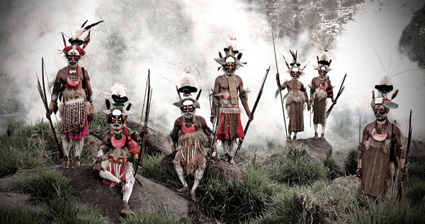 ชนเผ่าโกโรคา (Goroka) จากอินโดนีเซียและปาปัวนิวกินี