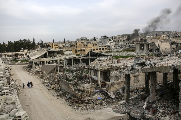 15 ภาพสะเทือนใจ โคบานี ซากเมืองหลังการยึดครองของ ISIS