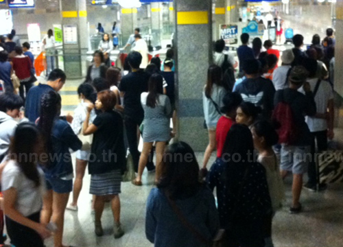 รถไฟฟ้าใต้ดิน MRT เกิดเสียงดังที่สถานีพระราม 9