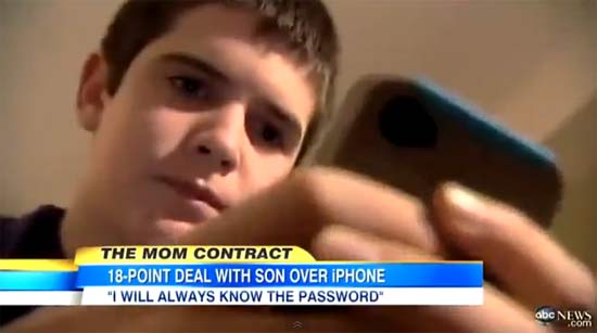 เจ๋ง! กฎเหล็ก 18 ข้อ เมื่อคุณแม่ให้ iPhone กับลูกชาย 