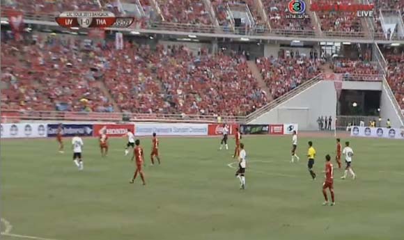 จบครึ่งแรก ลิเวอร์พูล นำ ทีมชาติไทย 1-0