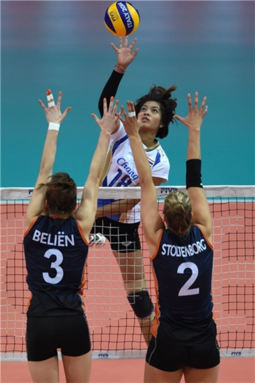 วอลเลย์บอลหญิงไทย พ่าย เนเธอร์แลนด์ 0-3 เซต ศึกชิงแชมป์โลก 2014
