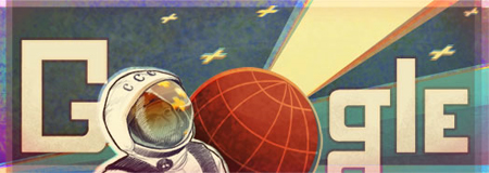  โลโก้ google ฉลองครบ 50 ปี Yuri Gagarin กำเนิดมนุษย์อวกาศคนแรกของโลก