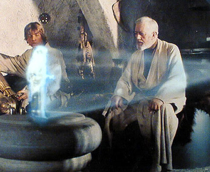 star wars hologram