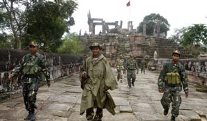 ปราสาทเขาพระวิหาร ดินแดนพิพาทไทย-กัมพูชา