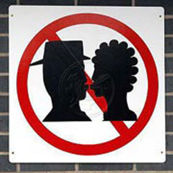 ป้ายห้ามจูบ