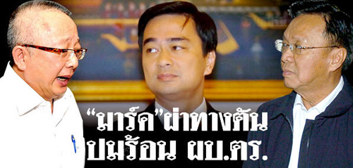 อภิสิทธิ์ ผ่าทางตัน ปมร้อน ผบ.ตร.