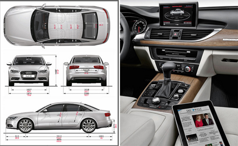 Audi เปิดตัว A6 สุดยอดยนตกรรมซีดานสุดล้ำของปี 2012