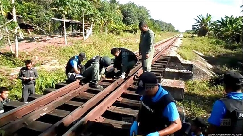 วางระเบิดรางรถไฟนราธิวาส 2 จุด รถไฟใต้อัมพาต 16 ขบวน