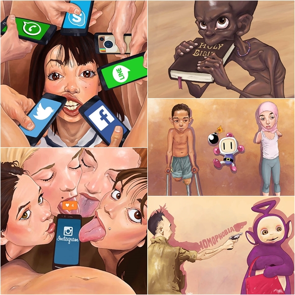 ภาพศิลปะสุดอาร์ตของ หลุยส์ กีเลส (Luis Quiles)