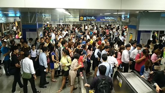 รถไฟฟ้า MRT ขัดข้อง