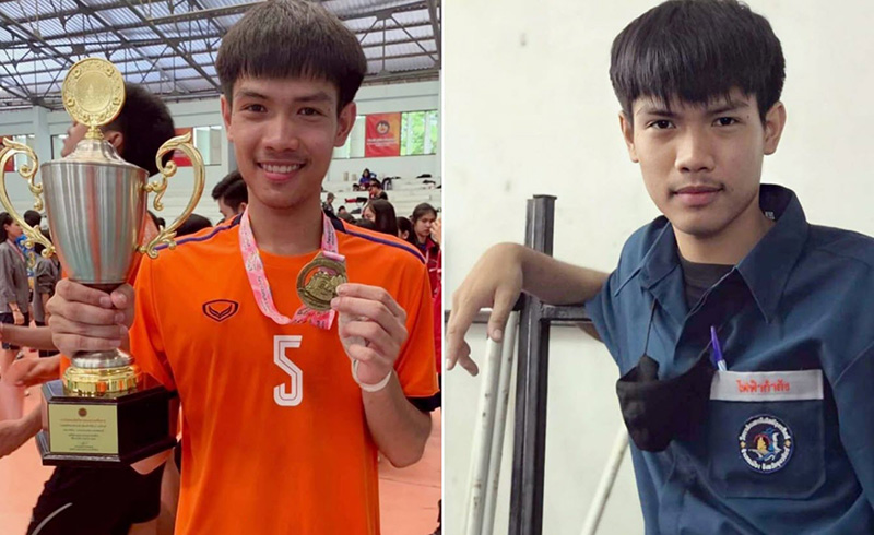 นักวอลเล่ย์รถชน