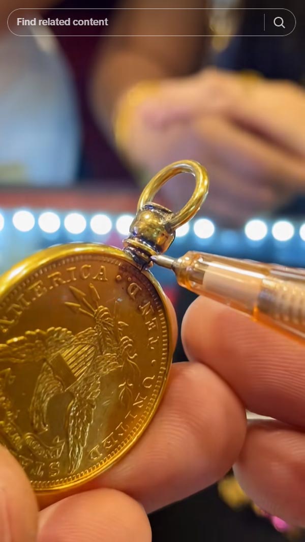 ทองมีรอยดำเกิดจากอะไร