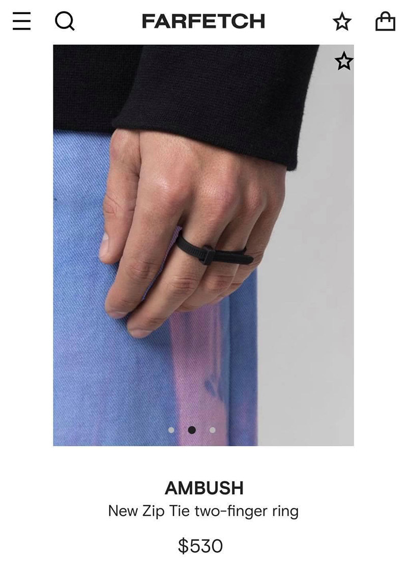 เครื่องประดับ แบรนด์ AMBUSH