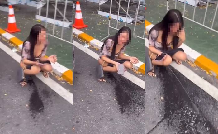 นักเรียนนั่งฉี่ 