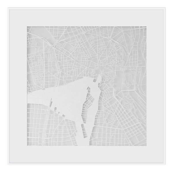 Paper cut แผนที่เมืองต่าง ๆ ทั่วโลก ละเอียดยิบถอด Google Maps