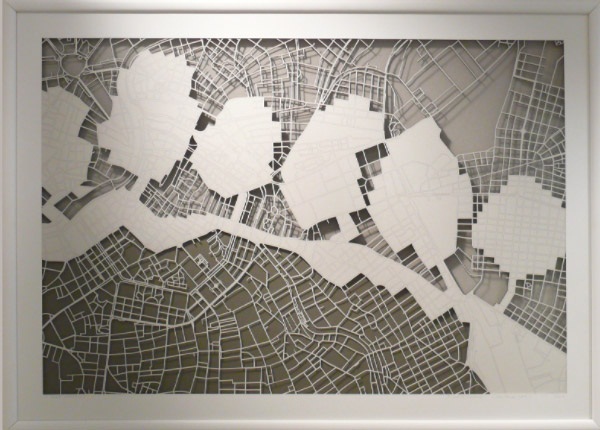 Paper cut แผนที่เมืองต่าง ๆ ทั่วโลก ละเอียดยิบถอด Google Maps