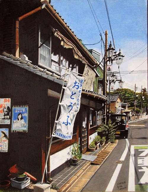 ศิลปินญี่ปุ่นวาดภาพด้วยดินสอสี นึกว่ารูปถ่ายซะอีก