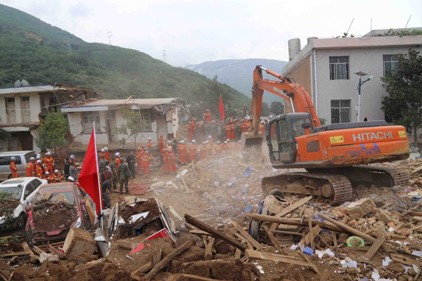 แผ่นดินไหวจีน ยูนนาน ตายพุ่ง 398 เร่งค้นหาผู้รอดชีวิต