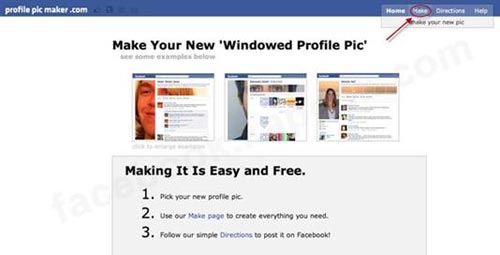 ¹ٻ Facebook Ẻ  Profile Pic Maker