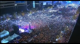 ประท้วงที่เกาหลีใต้